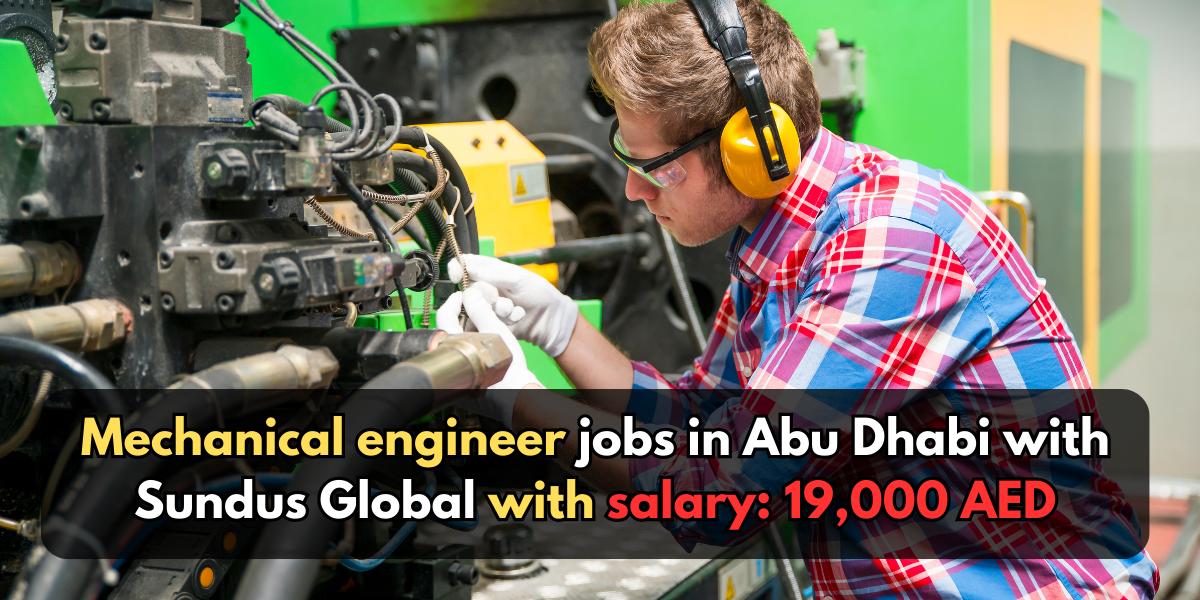 Sundus Global jobs in Abu Dhabi for Arabic and English speakers with salary: 19,000 AED