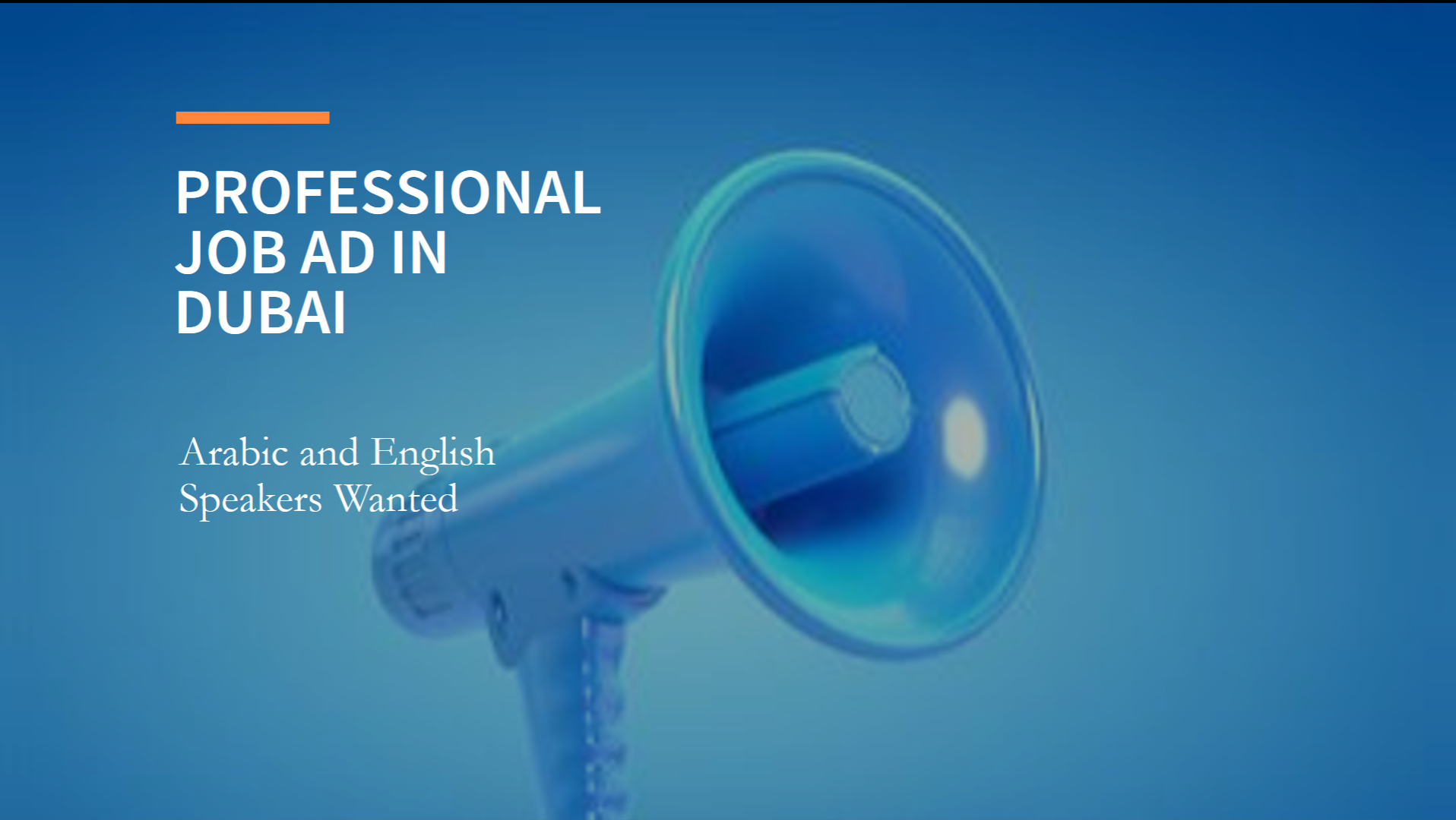 Job opportunities in dubai for Arabic and English speakers with salary 12,000 AED
