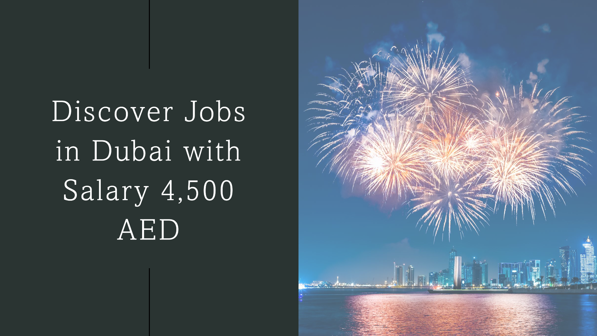 4,500 aed jobs in dubai
