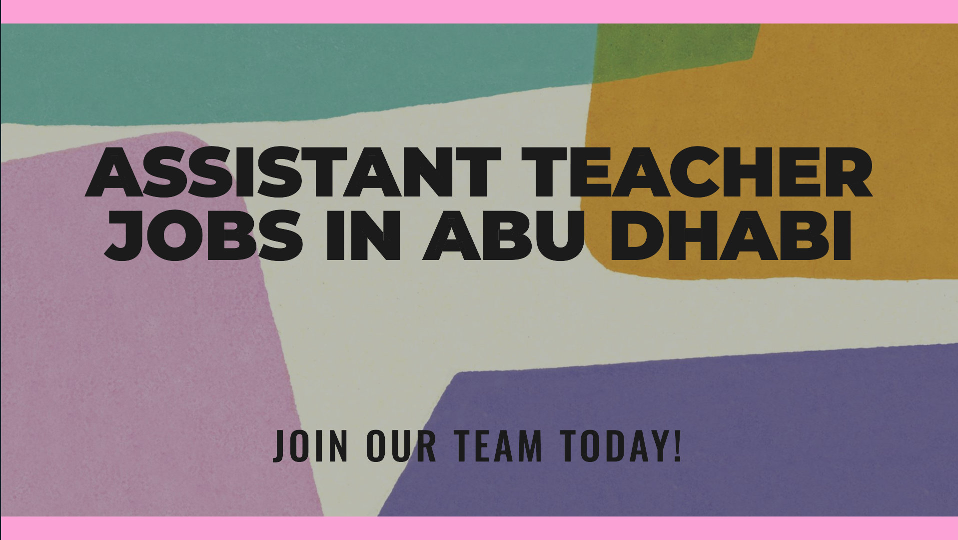 Assistant Teacher jobs in Abu Dhabi