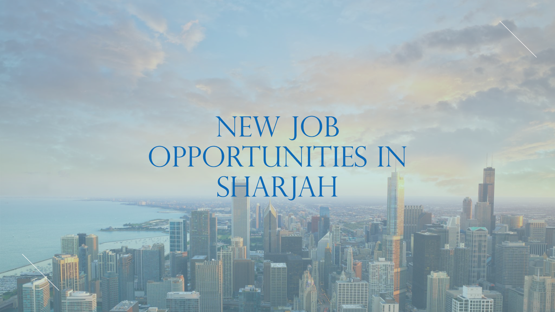 sharjah job vacancy for all nationalities 2024