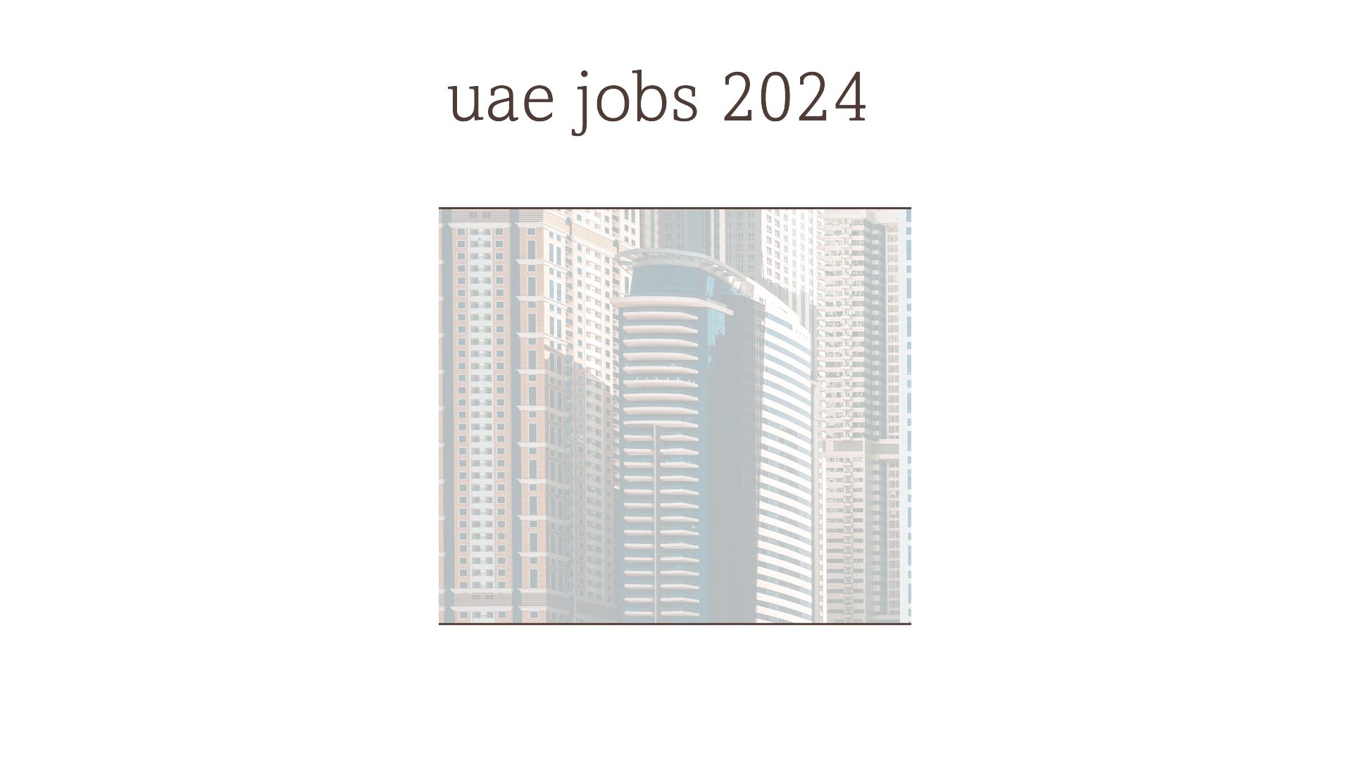 uae jobs 2024