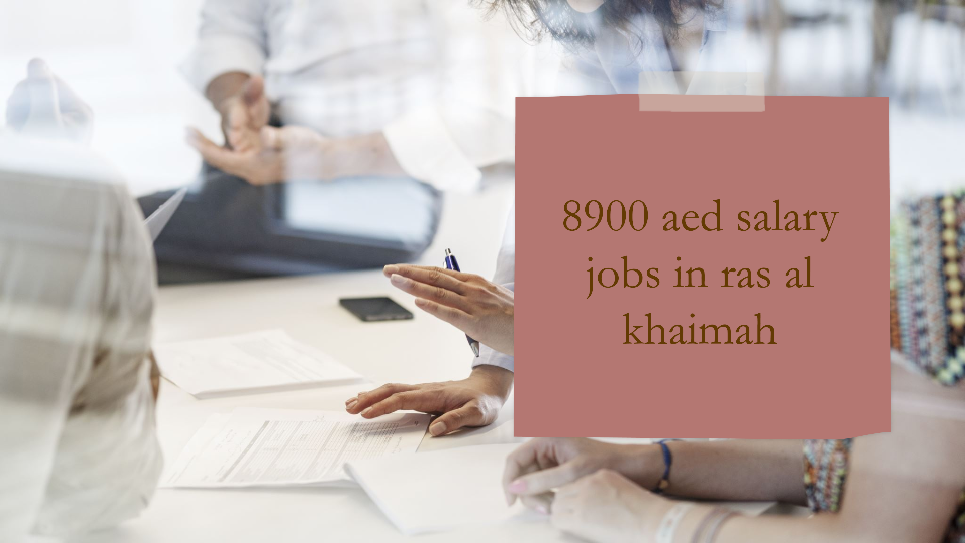 8900 aed salary jobs in ras al khaimah