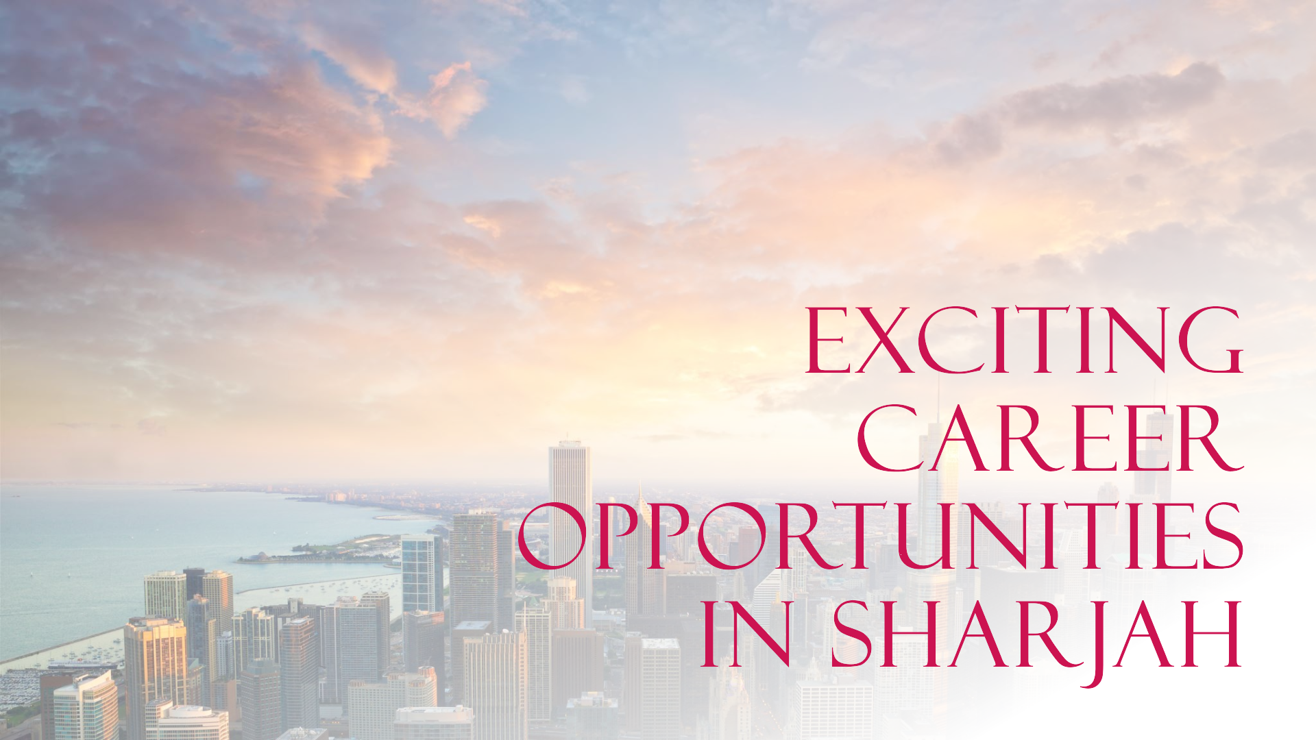 Sharjah careers for Arabic and English speakers with salary 8,900 AED