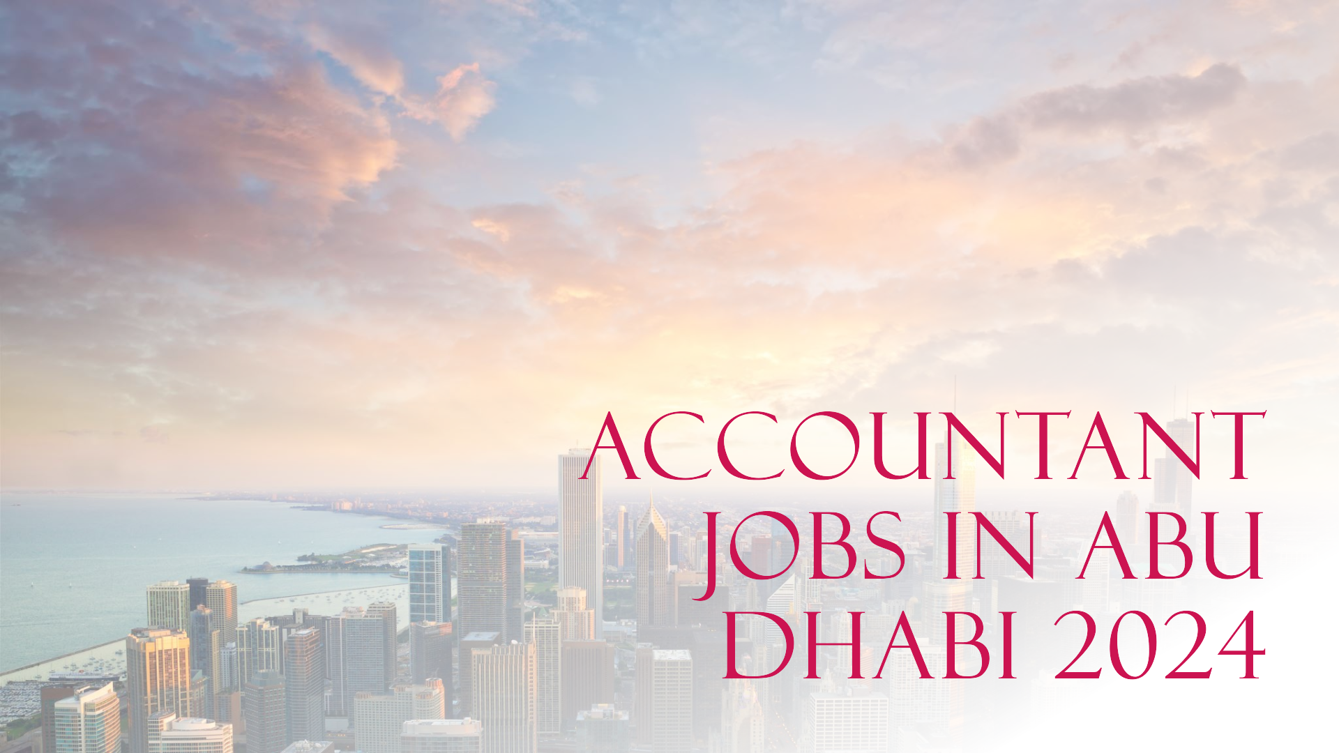 Accountant jobs in Abu Dhabi 2024
