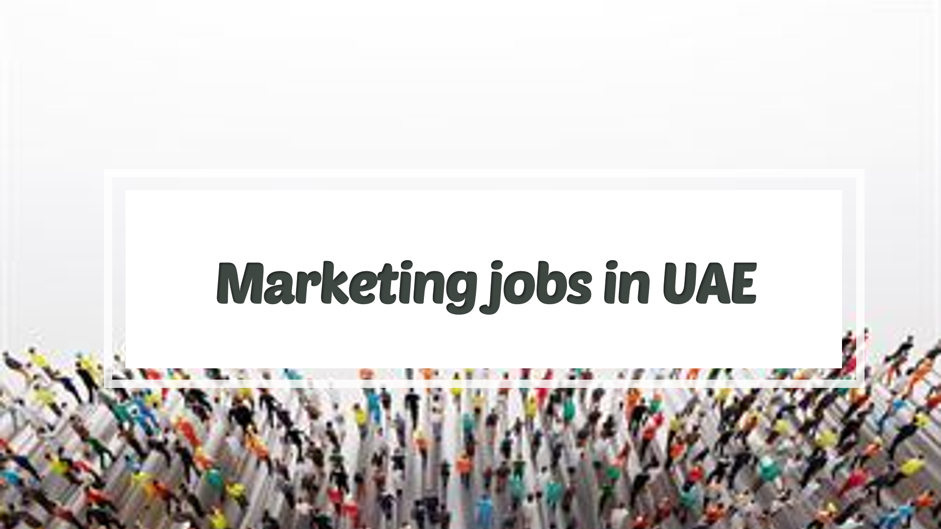 marketing jobs in uae