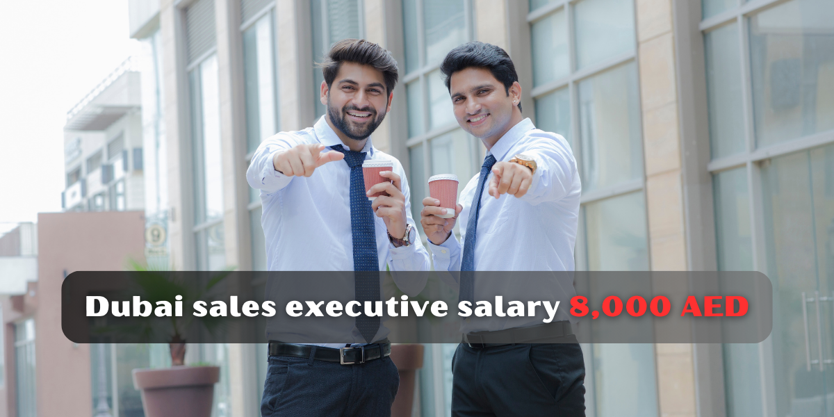 Dubai sales executive salary 8,000 AED