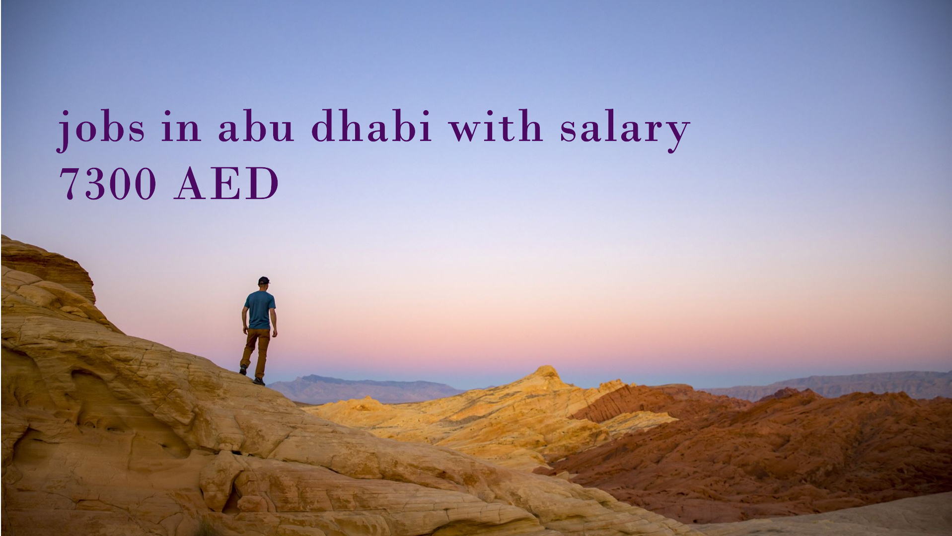 jobs in abu dhabi with salary 7300 AED