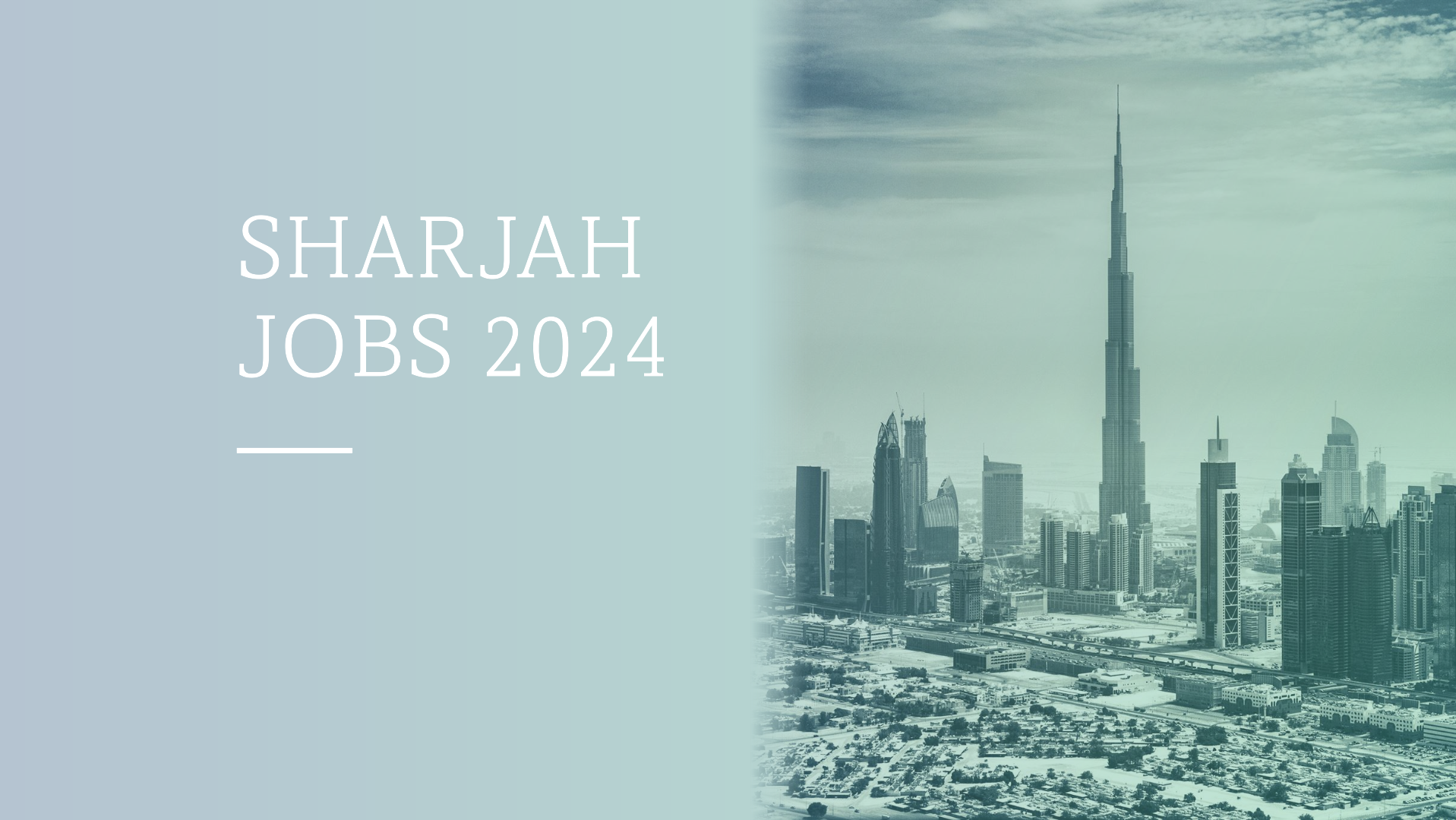 Sharjah jobs 2024