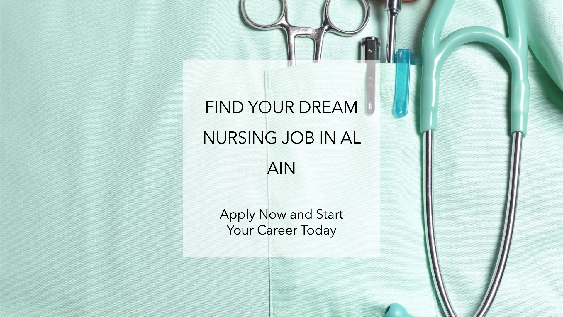 Nursing jobs in Al Ain