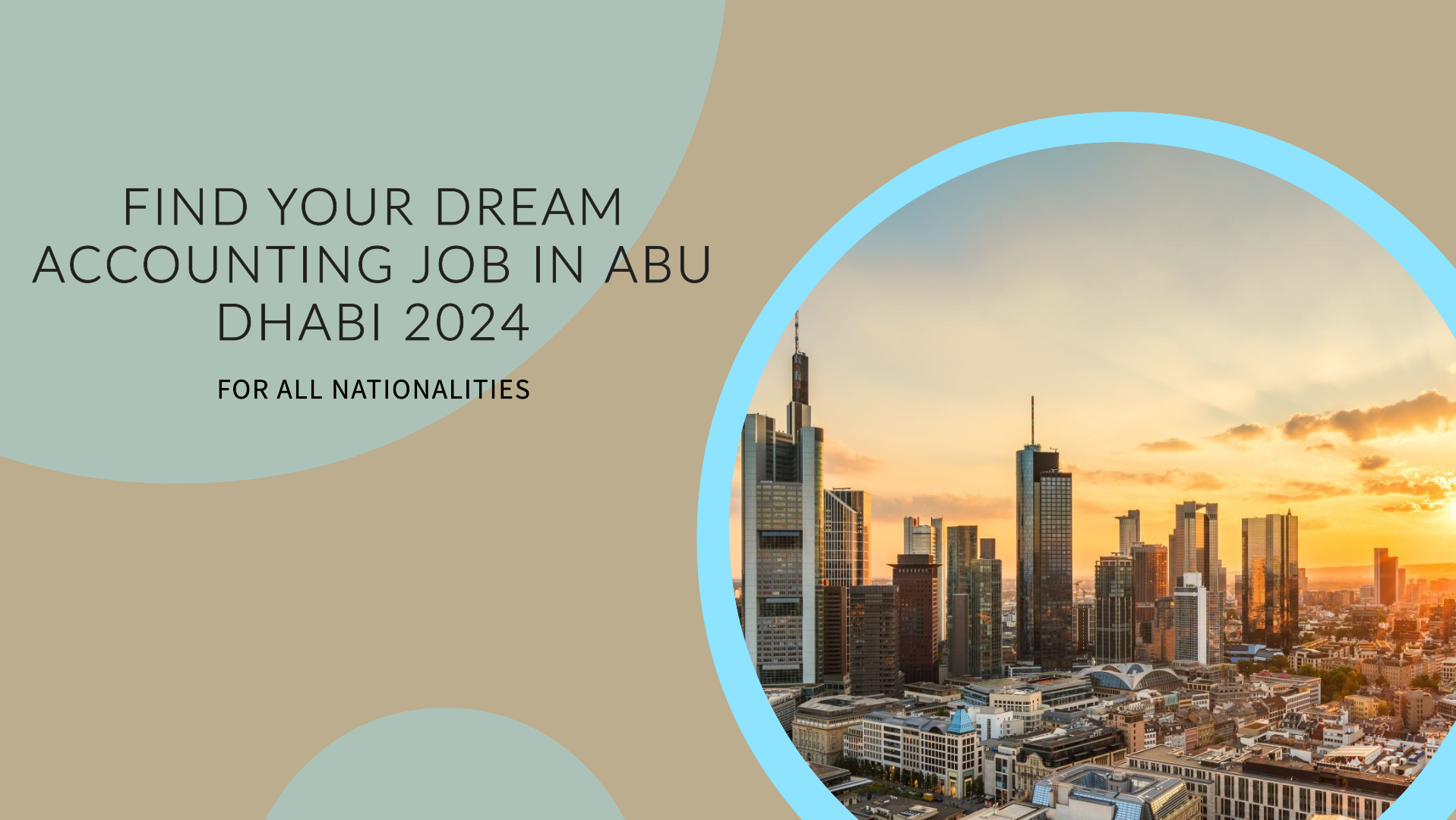 Accountant jobs in Abu Dhabi 2024 all nationalities