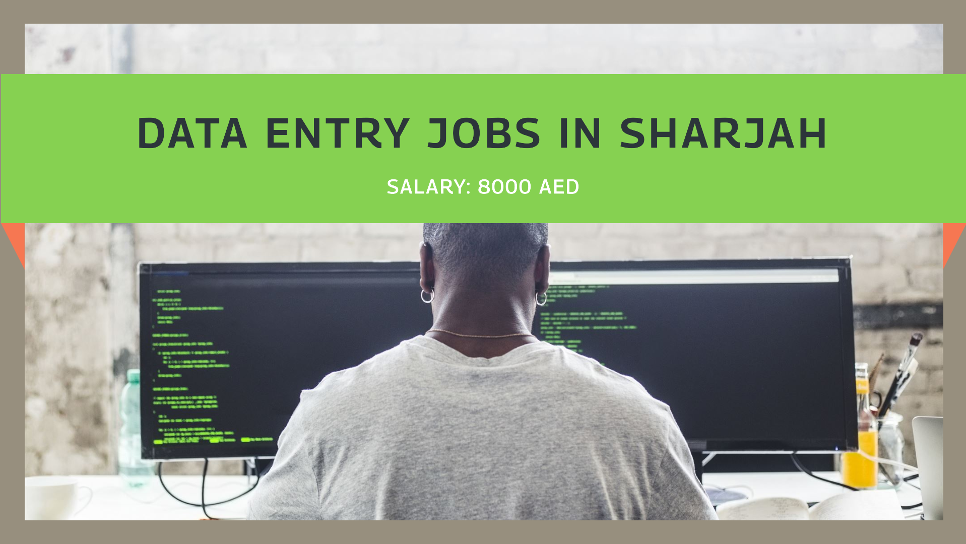 Data Entry jobs in Sharjah with salary 8000 AED