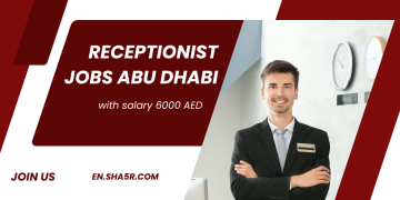 Receptionist jobs Abu Dhabi with salary 6000 AED