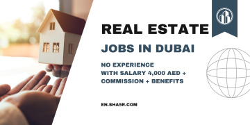 Real Estate jobs in Dubai no experience with salary 4,000 AED + Commission + Benefits