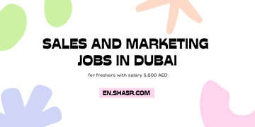 Sales and Marketing jobs in Dubai for freshers with salary 5,000 AED