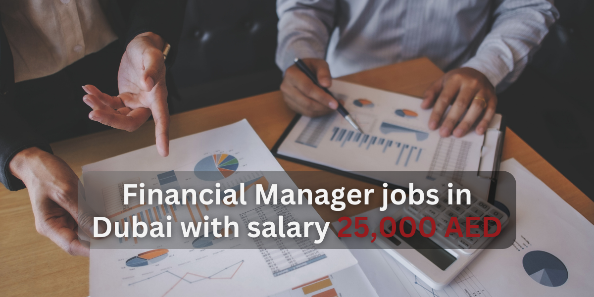 Financial Manager jobs in Dubai with salary 25,000 AED