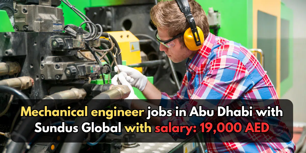 Sundus Global jobs in Abu Dhabi for Arabic and English speakers with salary: 19,000 AED