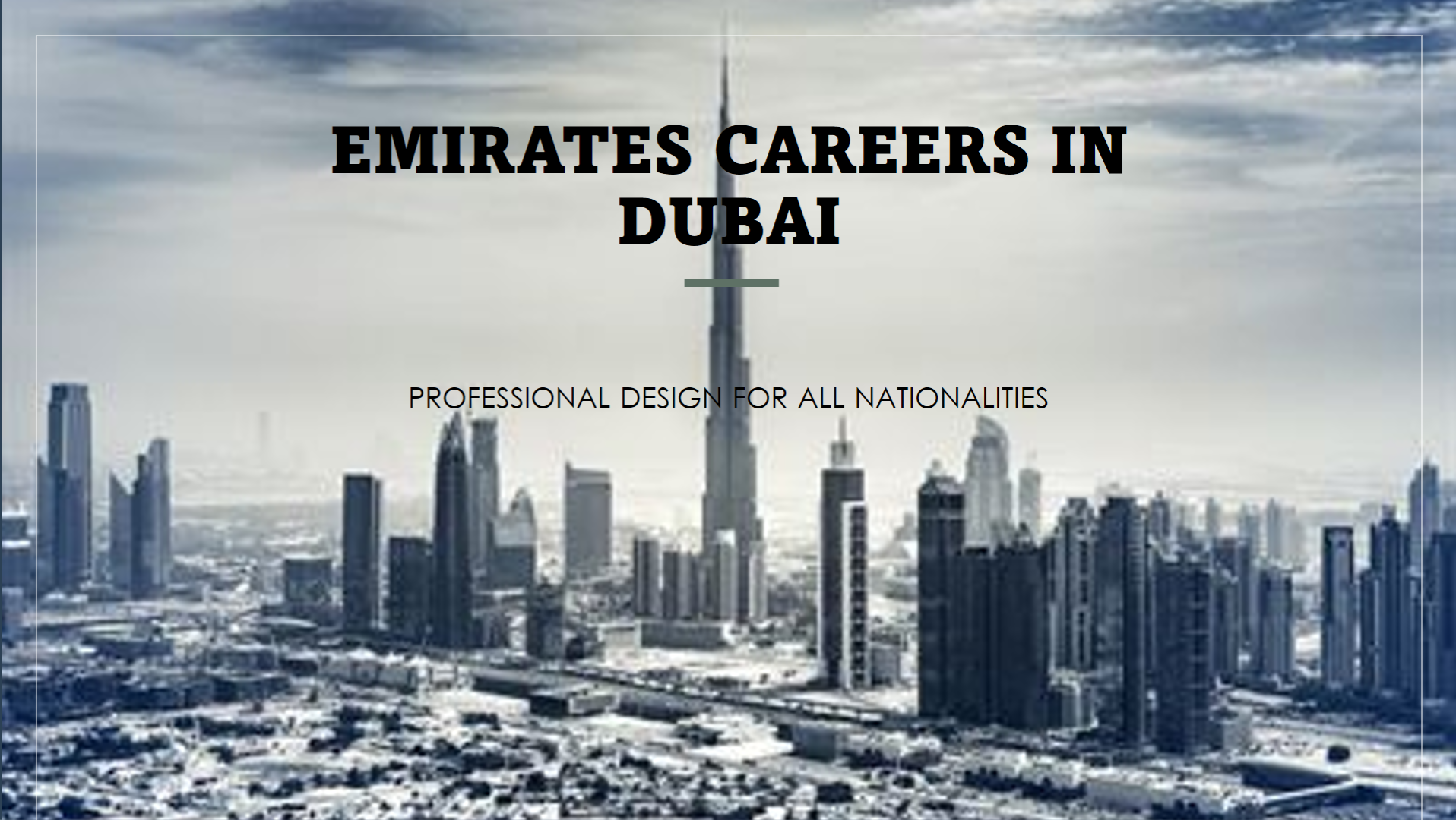 emirates careers dubai for all nationalities