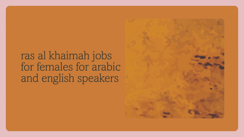 ras al khaimah jobs