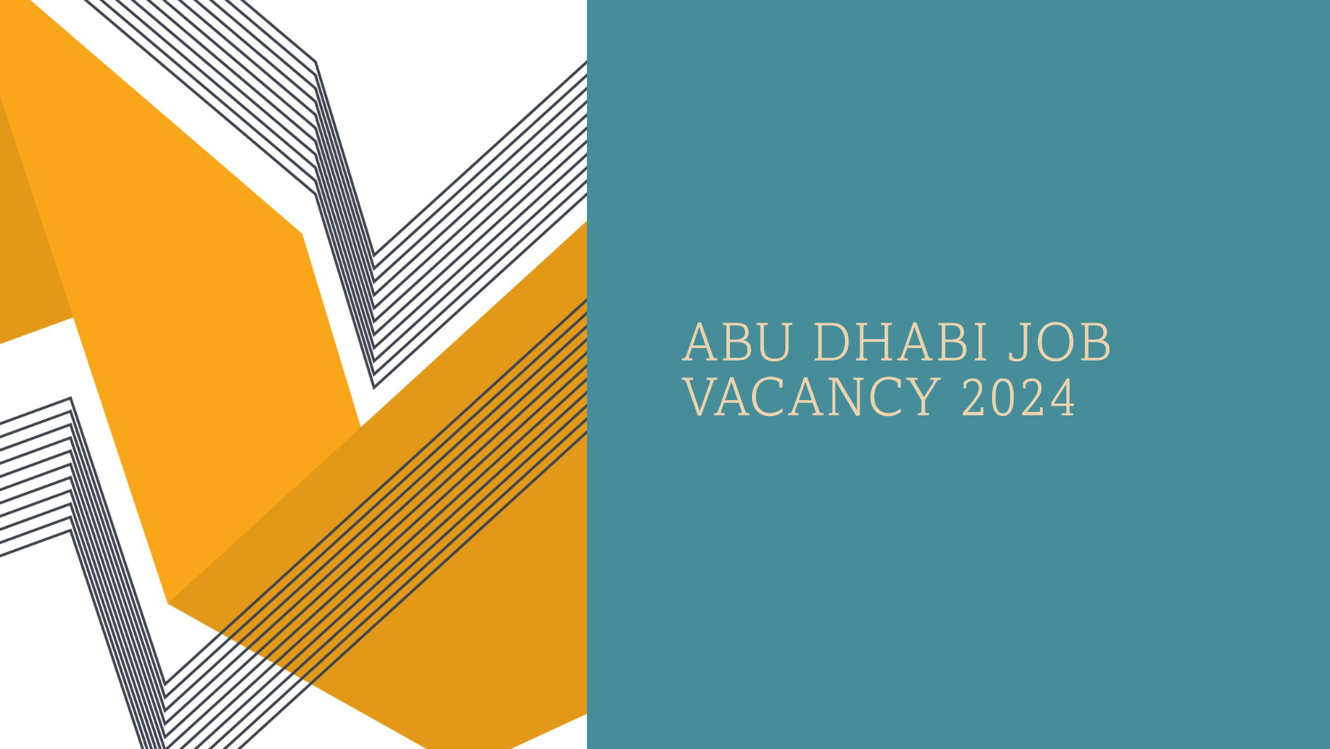 abu dhabi job vacancy 2024