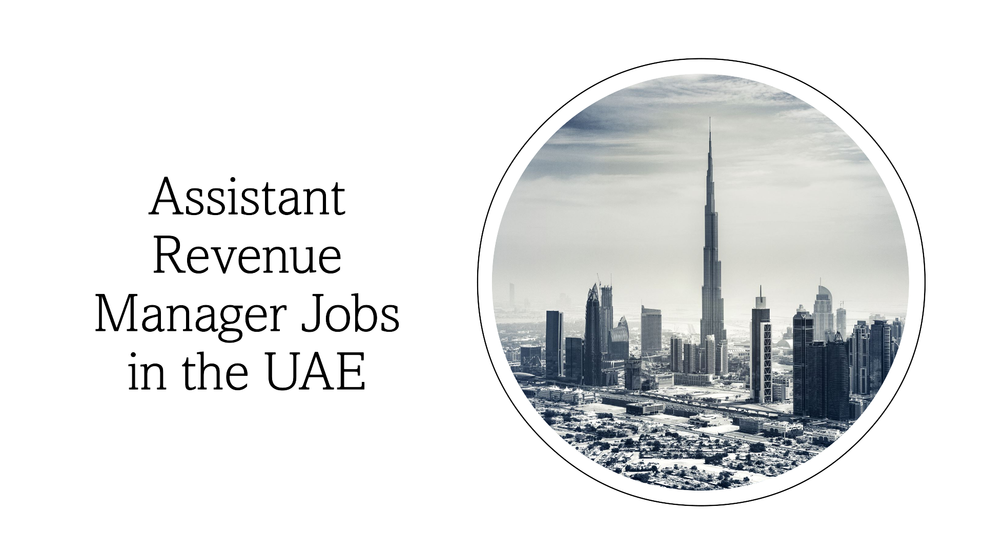 assistant revenue manager jobs in uae