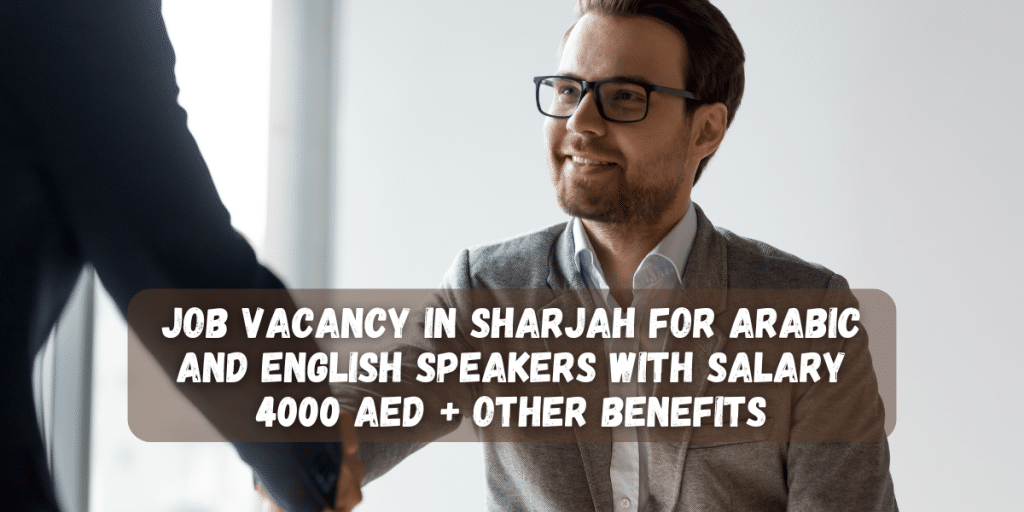 Job vacancy in Sharjah