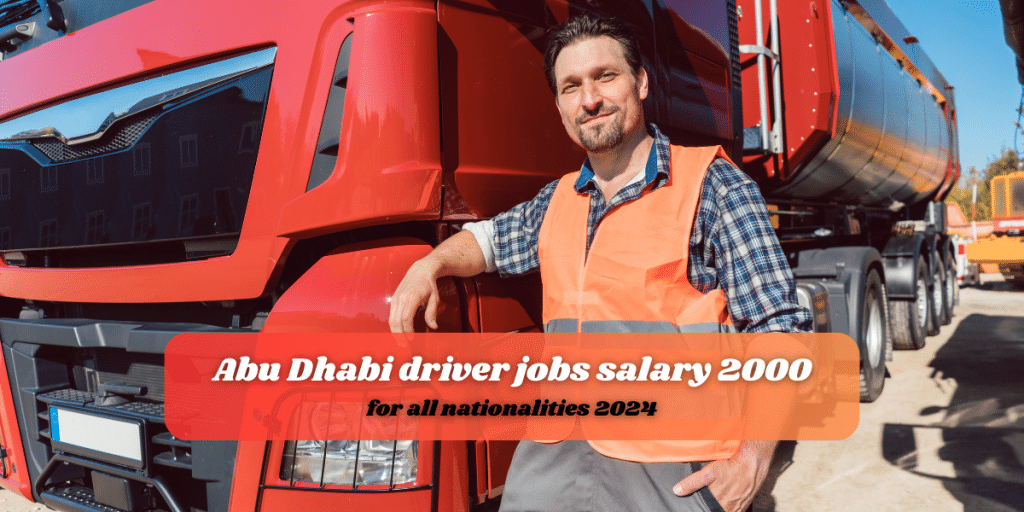 Abu Dhabi driver jobs