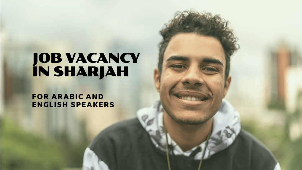 Job vacancy in Sharjah
