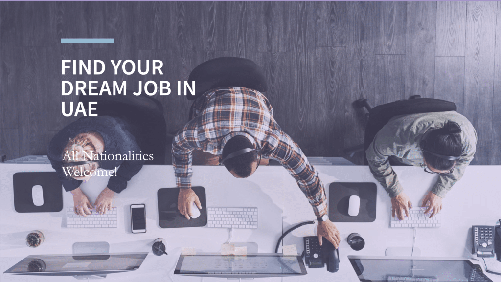 job in uae