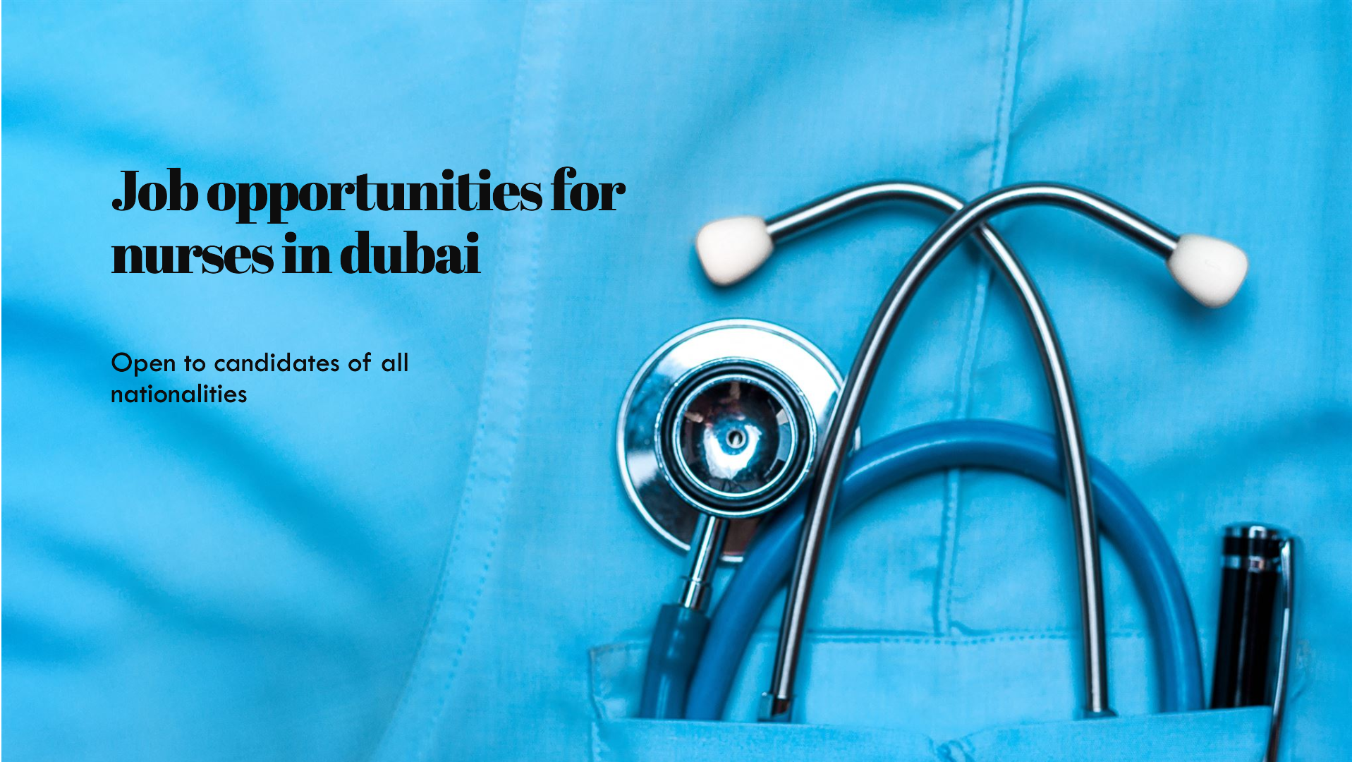 job opportunities for nurses in dubai (all nationalities)