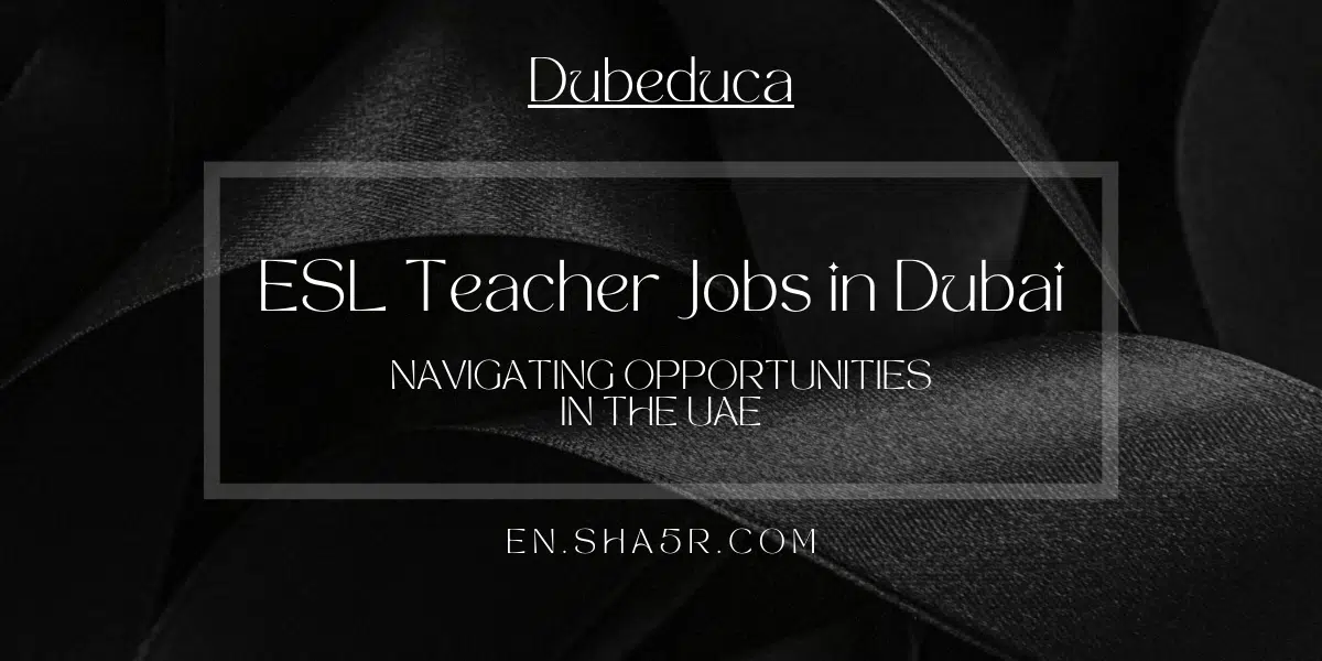 ESL Teacher Jobs