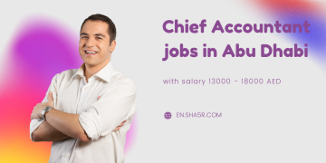 Chief Accountant jobs in Abu Dhabi with salary 13000 – 18000 AED