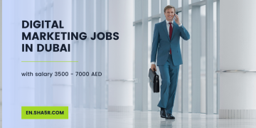 Digital Marketing jobs in Dubai with salary 3500 – 7000 AED