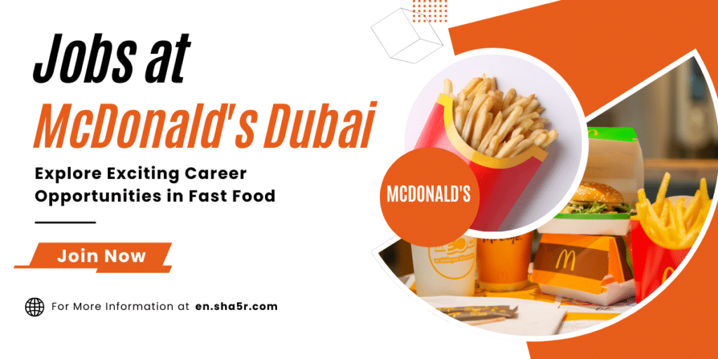 Jobs at McDonald's Dubai