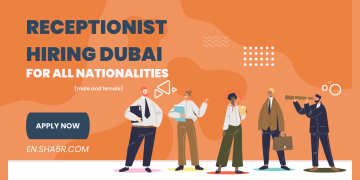 Receptionist hiring Dubai for all nationalities (male and female)