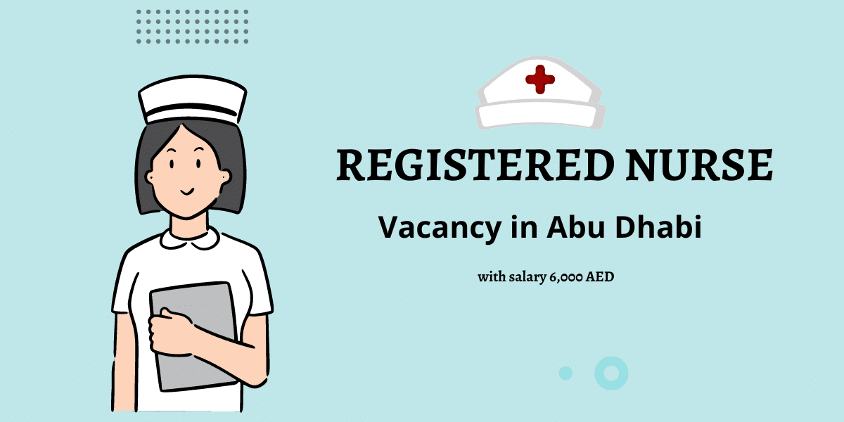 Registered Nurse vacancy in Abu Dhabi with salary 6,000 AED - sha5r