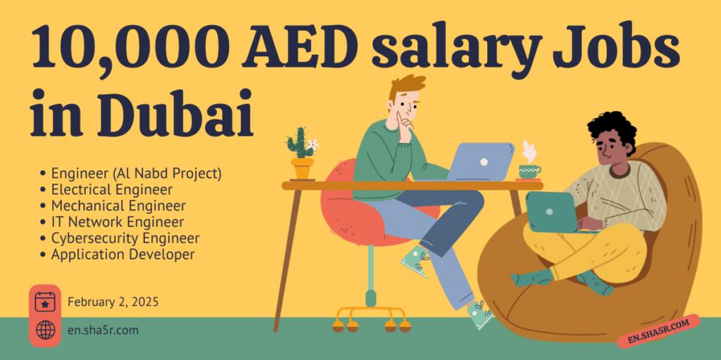 10,000 AED salary jobs in Dubai
