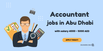 Accountant jobs in Abu Dhabi with salary 4000 – 5000 AED
