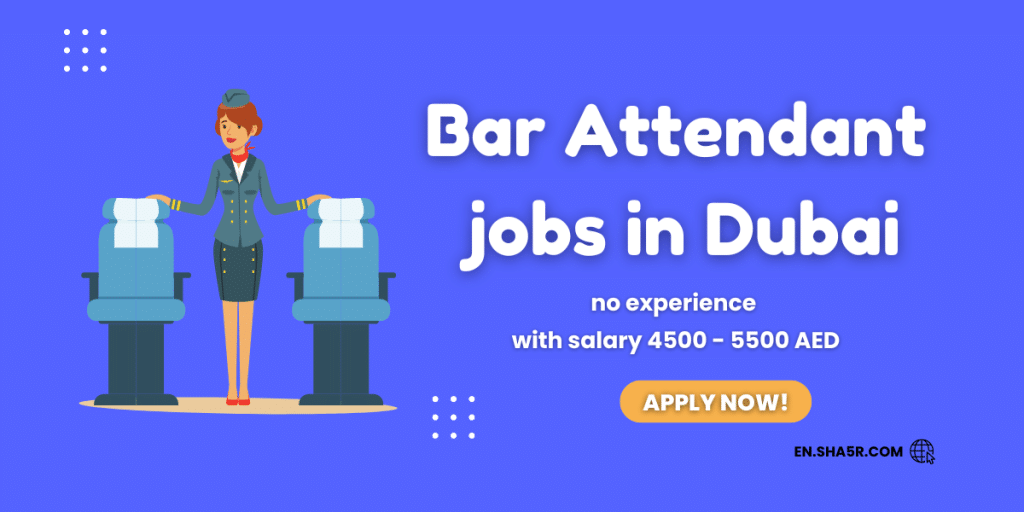Bar Attendant jobs in Dubai
