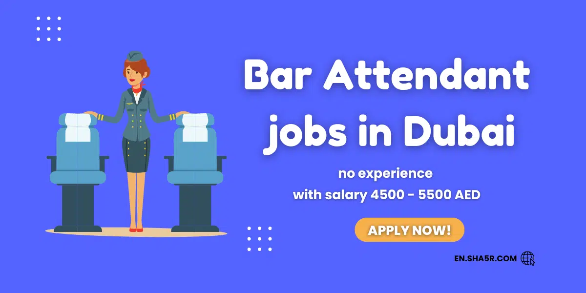 Bar Attendant jobs in Dubai