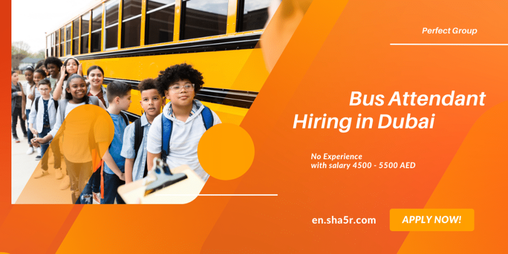 Bus Attendant hiring in Dubai