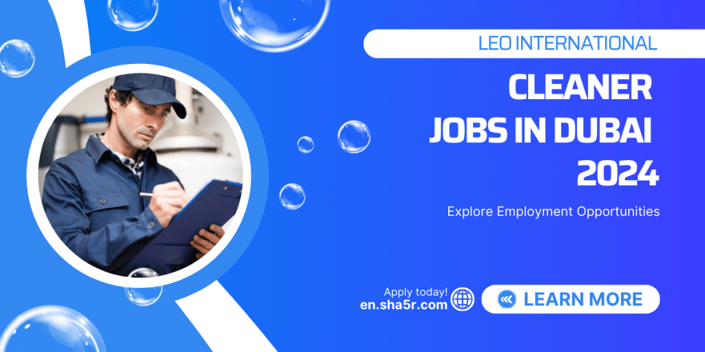 Cleaner Jobs in Dubai
