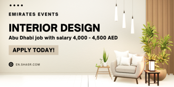 Interior Design Abu Dhabi job with salary 4,000 – 4,500 AED 