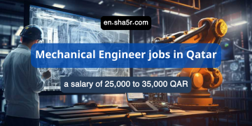 Mechanical Engineer jobs in Qatar with a salary of 25,000 to 35,000 QAR