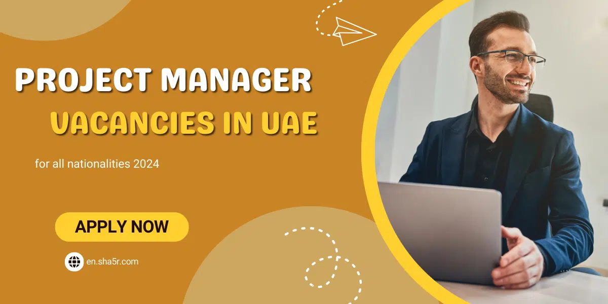 Project Manager vacancies in UAE