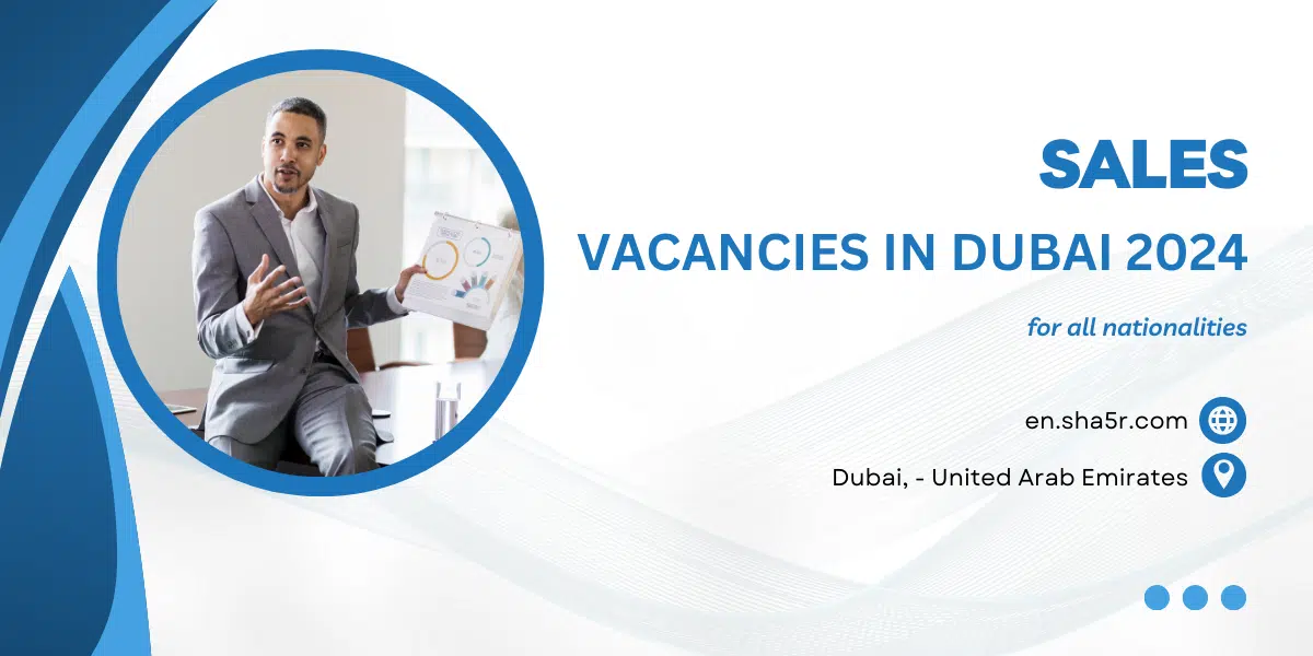 Sales vacancies in Dubai