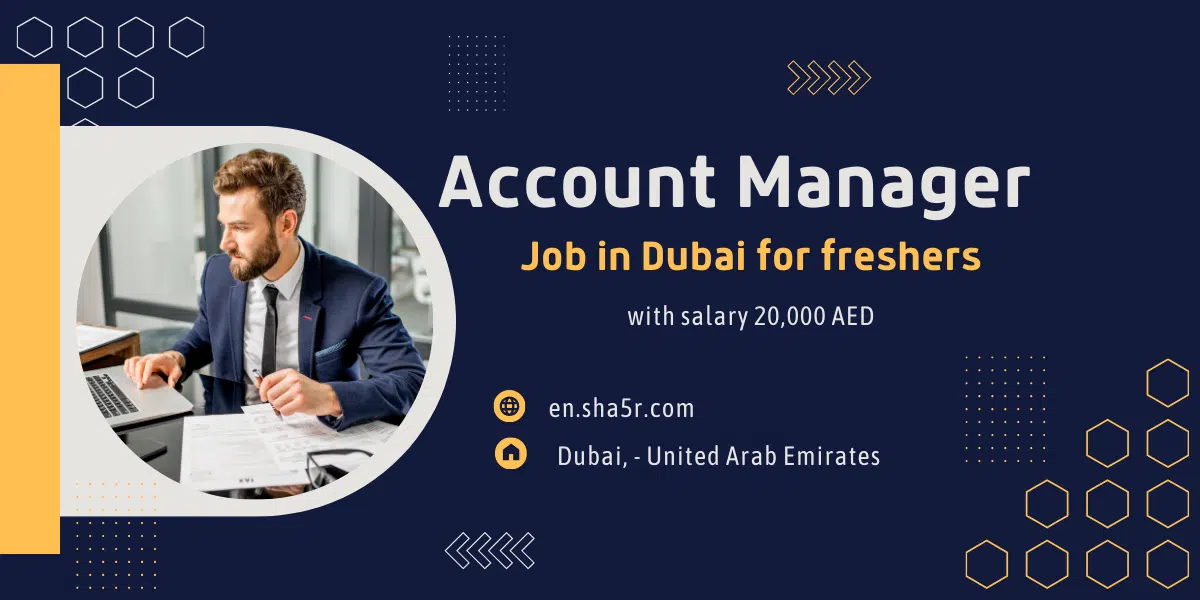 Account Manager jobs in Dubai