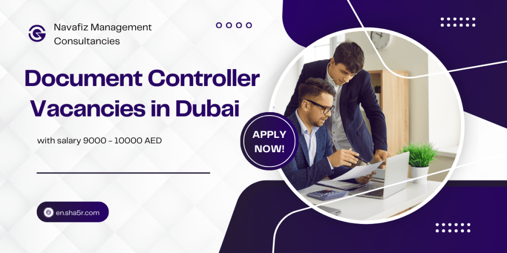Document Controller vacancies in Dubai