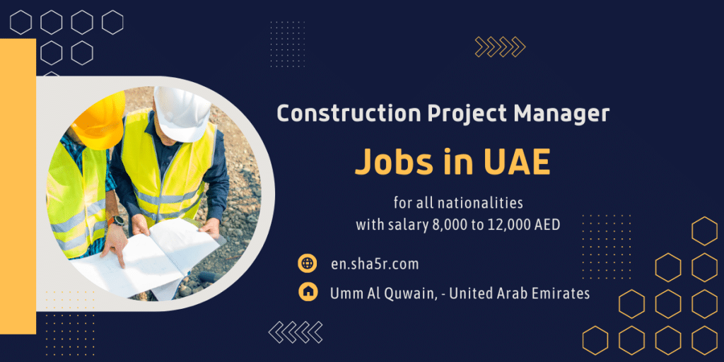 Construction Project Manager jobs in UAE