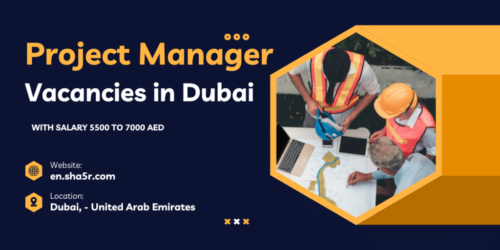 Project Manager vacancies in Dubai